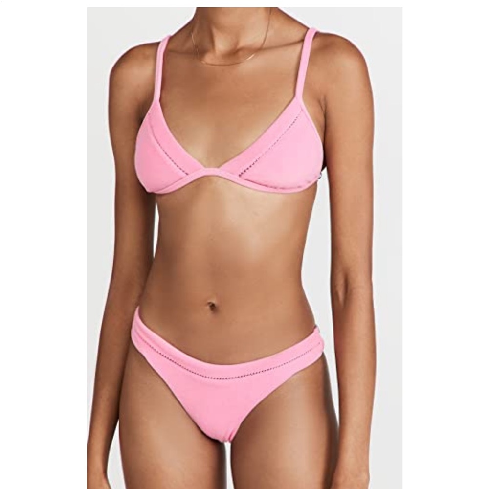 LoveShackFancy X Hurley bikini Top